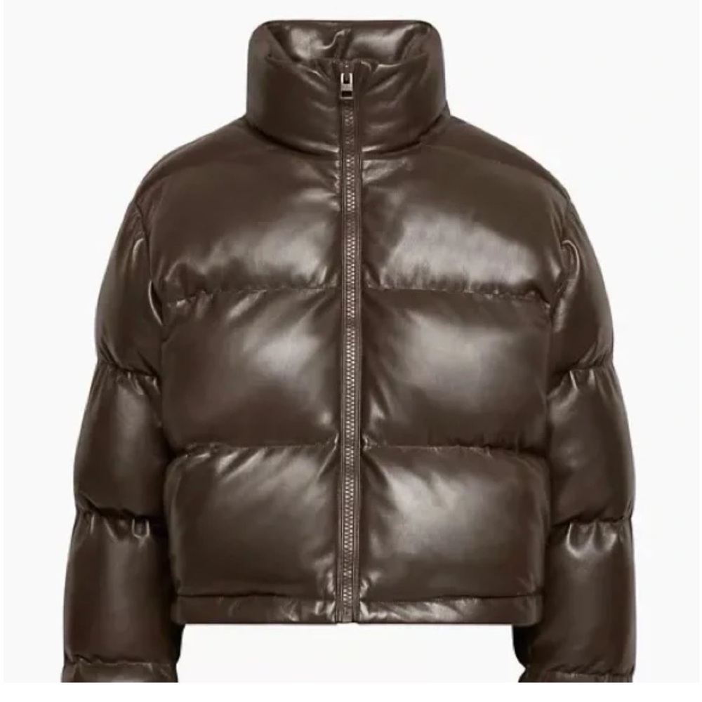Aritzia Wilfred Vista Puffer Rich Mocha Brown Size Medium | Perfect Condition